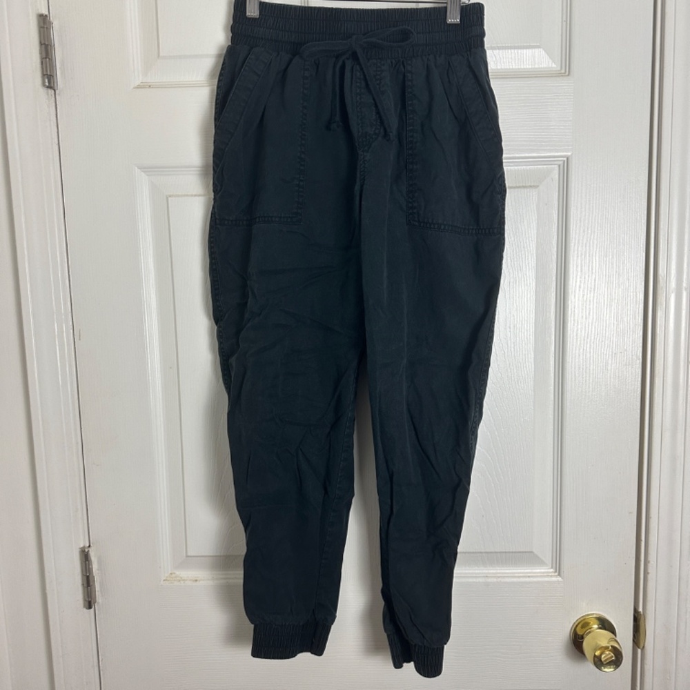! A New Day Work Office Black High Waist Jogger Pants Women Size XS